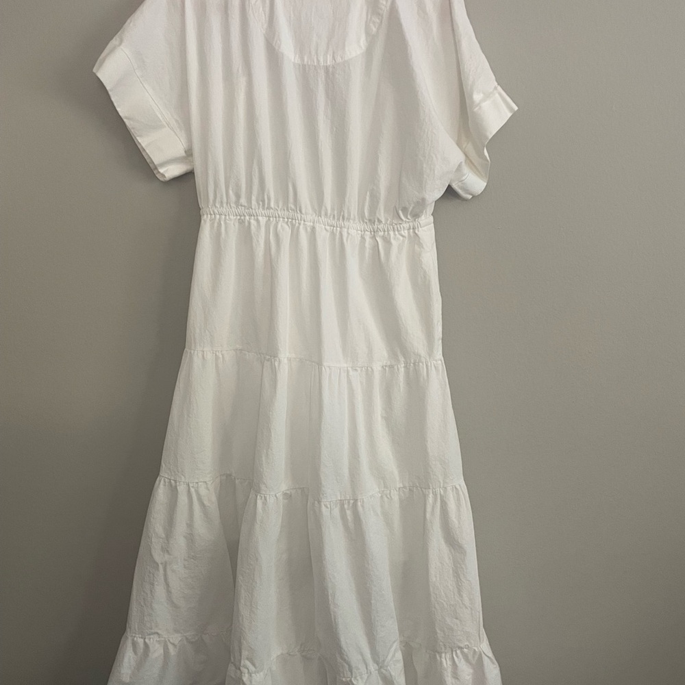 Anthropologie Cream Maxi Dress with Tiered Skirt - Picture 8 of 8